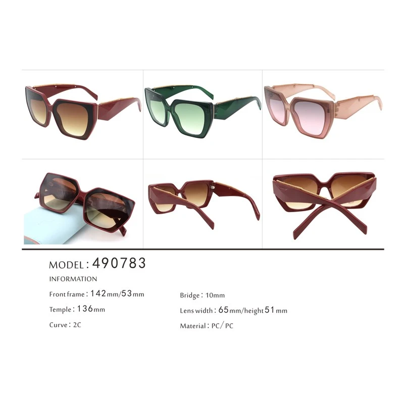 2 SUPER SIZE FASHIONAL WOMEN SUNGLASSES 490783 2 SUPER SIZE FASHIONAL WOMEN SUNGLASSES 490783